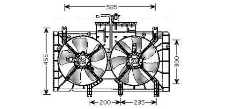 Вентилятор AVA AVA COOLING MZ7537