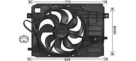 Вентилятор AVA AVA COOLING PE7561