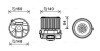 Вентилятор обігрівача салону Citroen C1 Peugeot 107 Toyota Aygo 05>11 AC+ AVA AVA COOLING PE8369 (фото 1)