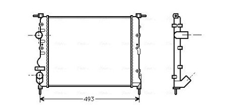 Радіатор, Система охолодження двигуна AVA AVA COOLING RTA2218