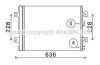 Радіатор кондиціонера Renault Logan I 1,4-1,6i 04>10 AVA AVA COOLING RTA5467D (фото 1)