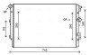 Радіатор охолодження двигуна VW Tiguan (07-) MT/AT AVA AVA COOLING VN2362 (фото 1)