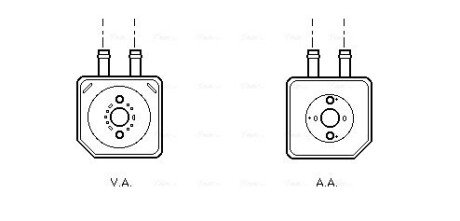 Охолоджувач оливи AVA AVA COOLING VN3086