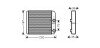 Теплообмінник, Система опалення салону AVA AVA COOLING VO6129 (фото 1)