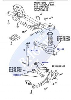 Сайлентблок поперечного важеля (кісточка) BELGUM PARTS BG1138