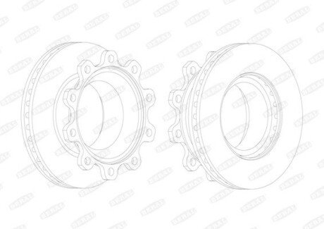 Гальмівний диск BERAL BCR176A