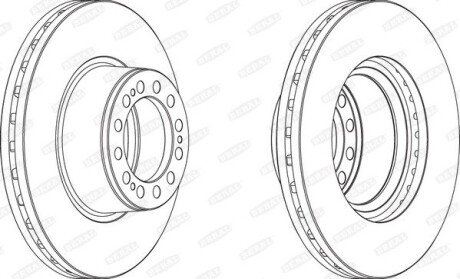 Гальмівний диск BERAL BCR201A