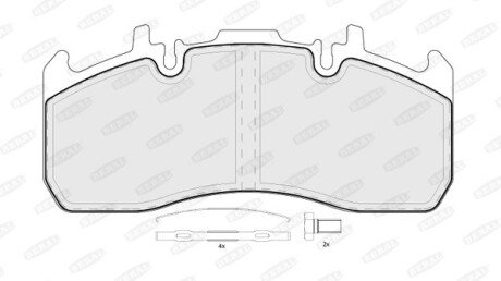 Комплект гальмівних колодок BERAL BCV29173TK