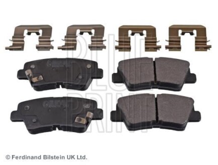 Колодки гальмівні дискові (комплект 4 шт) BPR BLUE PRINT ADG042134