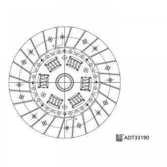 Диск зчеплення BLUE PRINT ADT33190 (фото 1)