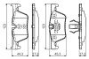 К-кт колодок зд F21/F20/F23/ BMW 34216873093 (фото 6)