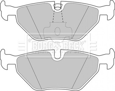 - Гальмівні колодки до дисків BORG & BECK BBP1591