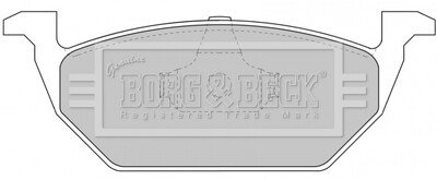 - Гальмівні колодки до дисків BORG & BECK BBP1618