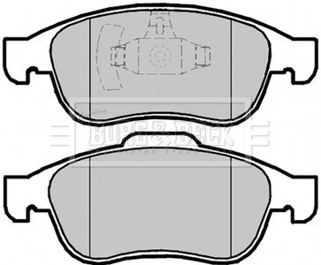 - Гальмівні колодки до дисків BORG & BECK BBP2098