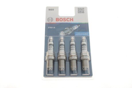 Свіча запалювання (к-т 4 шт) BOSCH 0242222804