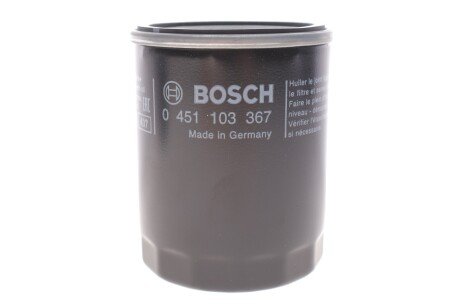 Фильтр масляный 0 451 103 367 BOSCH 0451103367