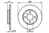 Диск гальмівний BMW E30 \'\'F BOSCH 0 986 478 029 (фото 1)