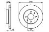 Гальмівний диск ROBERT 0 986 478 533 BOSCH 0986478533 (фото 1)