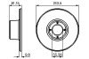 Гальмівний диск ROBERT 0 986 478 811 BOSCH 0986478811 (фото 1)