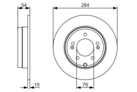 Диск гальмівний BOSCH 0986479A45