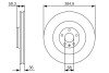 Гальмівний диск ROBERT 0 986 479 R30 BOSCH 0986479R30 (фото 1)