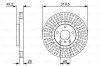 Диск гальмівний INFINITI/NISSAN FX35/FX/Maxima \&#039;\&#039;F \&#039;\&#039;3,5-4,5 \&#039;\&#039;02-08 BOSCH 0986479V60 (фото 1)