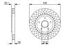 Гальмівний диск ROBERT 0 986 479 V85 BOSCH 0986479V85 (фото 1)