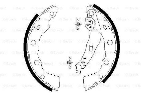 Колодки тормозные BOSCH 0 986 487 577