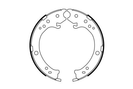 Колодки гальмівні барабанні BOSCH 0 986 487 765