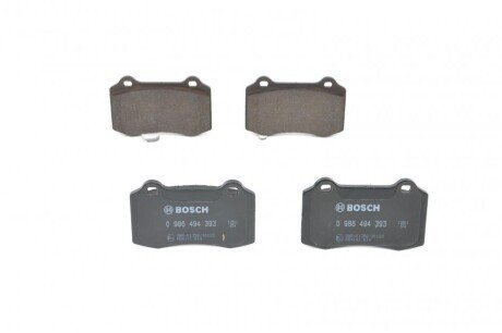 Гальмівні колодки дискові ROBERT 0 986 494 393 BOSCH 0986494393 (фото 1)