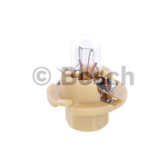 Автолампа Pure Light BAX BX8,4d 1,5 W прозрачная BOSCH 1987302255 (фото 1)