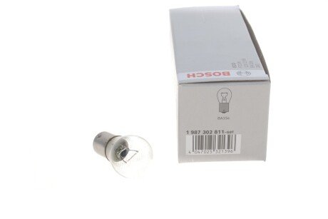 Автолампа ECO P21W BA15s 21 W прозрачная BOSCH 1987302811 (фото 1)