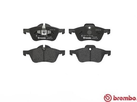 Гальмівні колодки дискові BRE BREMBO P06 030