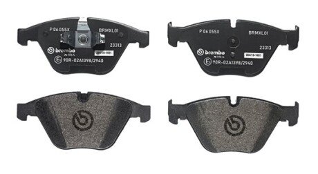 Гальмівні колодки дискові BRE BREMBO P06 055X