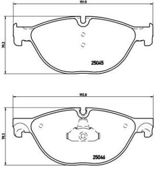 Гальмівні колодки дискові BRE P06 076 BREMBO P06076