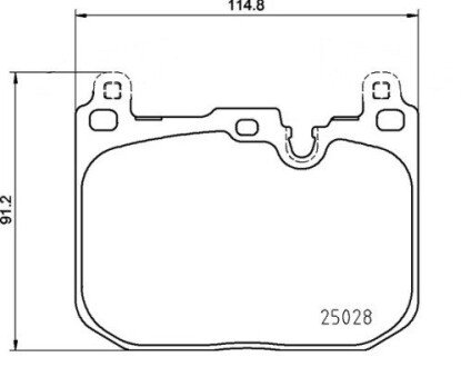 Гальмівні колодки дискові BRE BREMBO P06 110