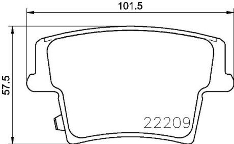 Гальмівні колодки дискові BRE BREMBO P11 040