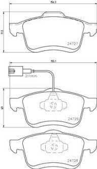 Гальмівні колодки дискові BRE BREMBO P23 130