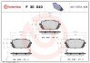 Гальмівні колодки дискові BRE BREMBO P30 040 (фото 1)