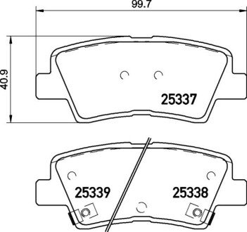 Гальмівні колодки дискові BRE P30 094 BREMBO P30094