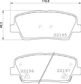 Гальмівні колодки дискові BRE BREMBO P30 105