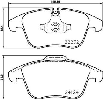 Гальмівні колодки дискові BRE BREMBO P36 030