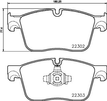 Гальмівні колодки дискові BRE P36 031 BREMBO P36031