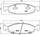 Гальмівні колодки дискові BRE BREMBO P37 005 (фото 1)