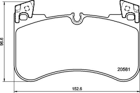 Гальмівні колодки дискові BRE BREMBO P44 029