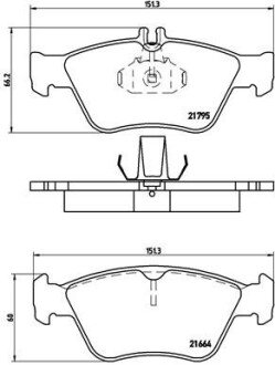 Гальмівні колодки дискові BRE P50 023 BREMBO P50023