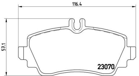 Гальмівні колодки дискові BRE BREMBO P50 036