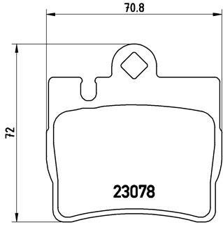 Гальмівні колодки дискові BRE P50 042 BREMBO P50042 (фото 1)