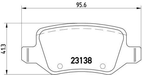 Гальмівні колодки дискові BRE BREMBO P50 058