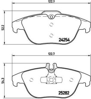 Гальмівні колодки дискові BRE P50 104 BREMBO P50104